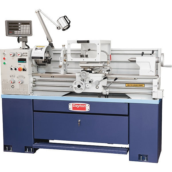 Lathe, 220V AC Volts, 2 HP, 60 Hz, 3 Phase
