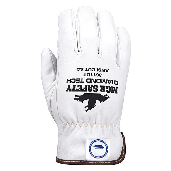 Cut Resistant Gloves, A4 Cut Level, Uncoated, L, 1 PR