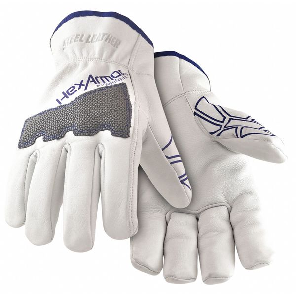 Cut Resistant Gloves, A6 Cut Level, Uncoated, S, 1 PR