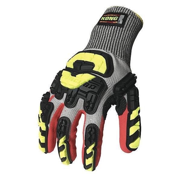 Cut Resistant Coated Gloves, A5 Cut Level, Nitrile, L, 1 PR