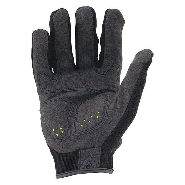 Mechanics Touchscreen Gloves, XL, Black/Silver, Reinforced, Polyester