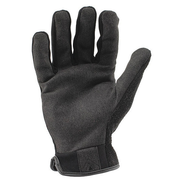 Mechanics Touchscreen Gloves, M, Black/Silver, Single Layer, Polyester