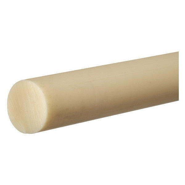 Beige ABS Rod Stock 3 ft. L, 2