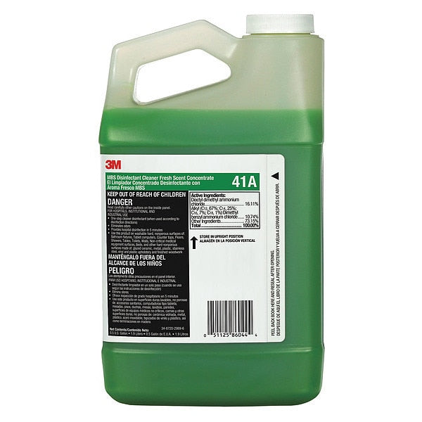 Cleaner and Disinfectant, 0.5 gal. Bottle, Fresh