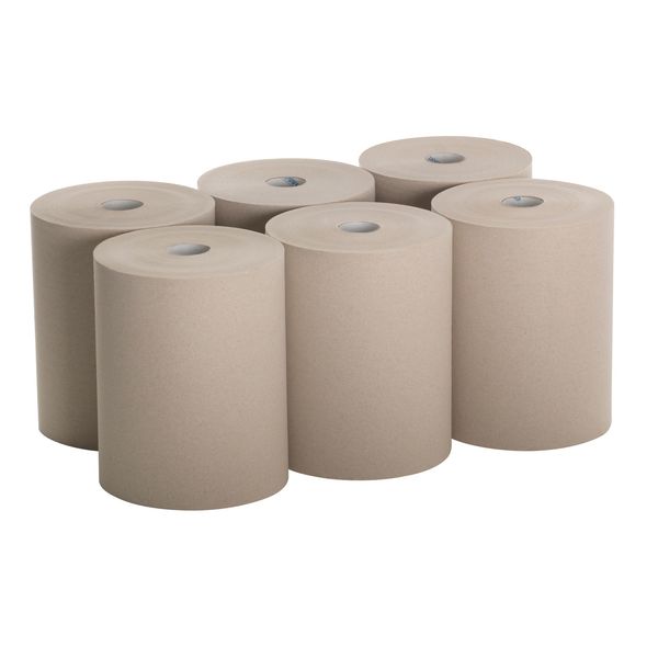 enMotion Hardwound Paper Towels, 1, Continuous Roll, 800 ft, Brown, 6 PK