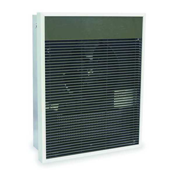 Recessed Electric Wall-Mount Heater, Recessed or Surface, 208/240V AC