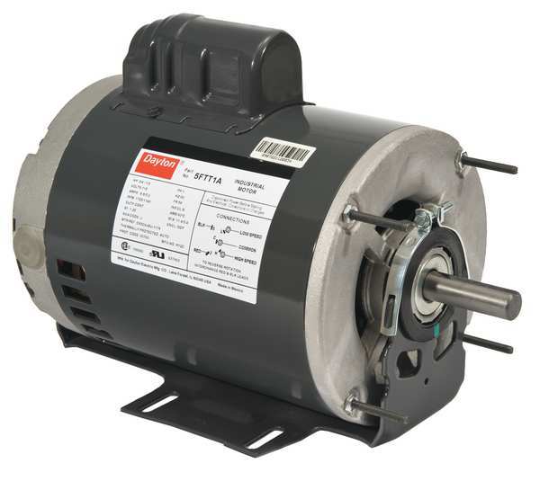 Capacitor-Start General Purpose Motor, 3/4, 1/5 HP, 115V AC Voltage, 56 Frame