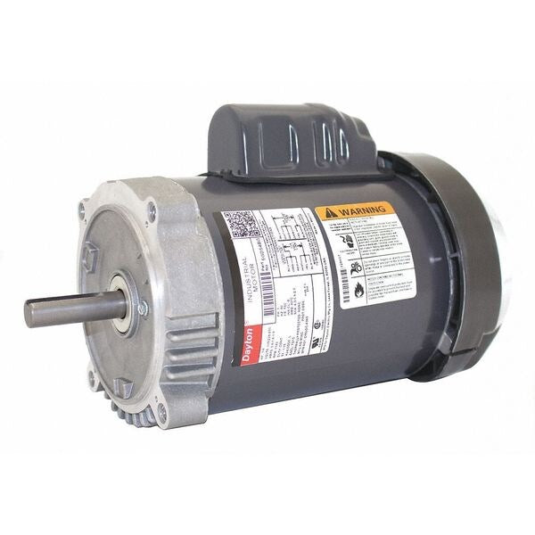 Capacitor-Start General Purpose Motor, 1/6 HP, 115/208-230V AC Voltage, 56C Frame