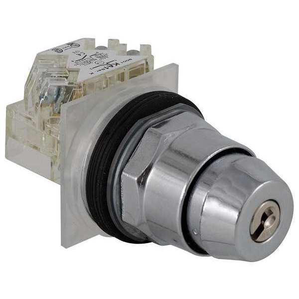 Non-Illum Selector Switch, Brass/Zamak, 2P
