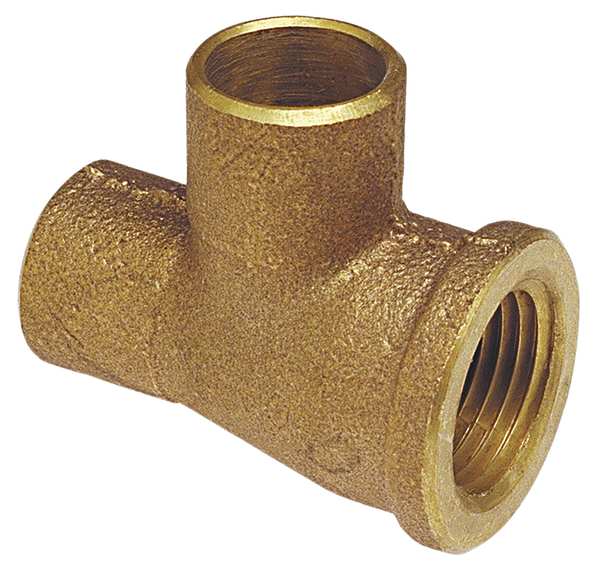 Tee, Low Lead Cast Bronze, C x FNPT x C