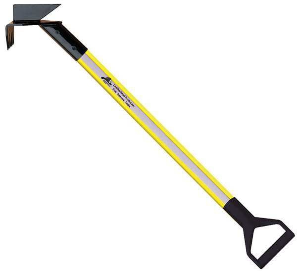Drywall Hook, 6 ft. Dog Bone Pole, HiViz Yellow, D-Handle