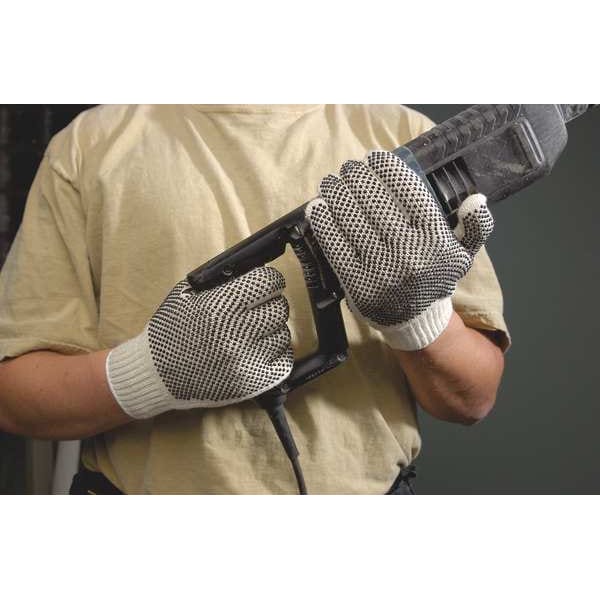 Knit Gloves, L, White, PR