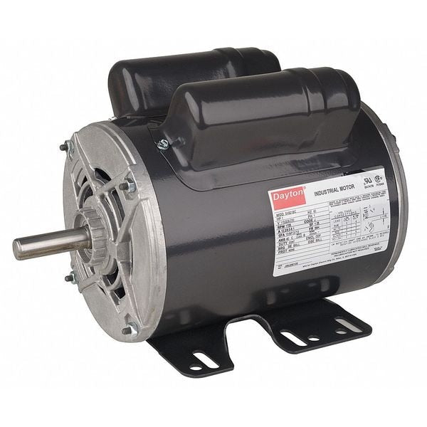 Capacitor-Start/Run General Purpose Motor, 1 HP, 115/208-230V AC Voltage, 56H Frame