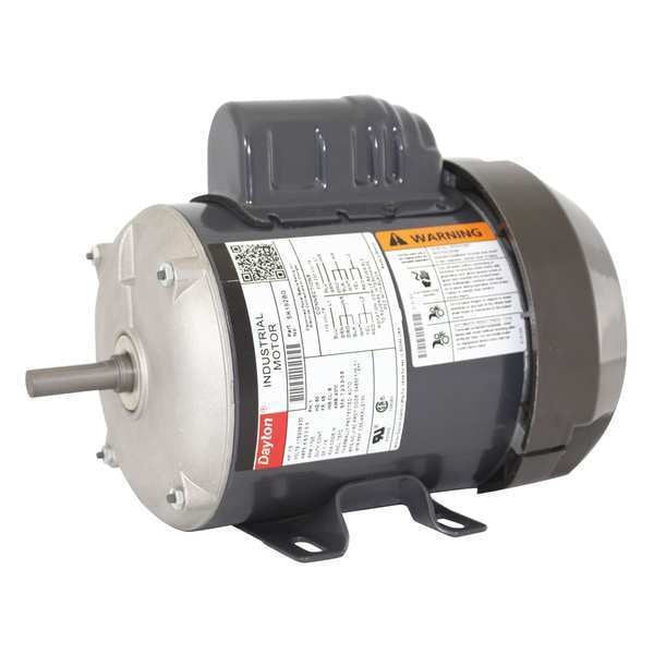 Capacitor-Start General Purpose Motor, 1/3 HP, 115/208-230V AC Voltage, 48 Frame