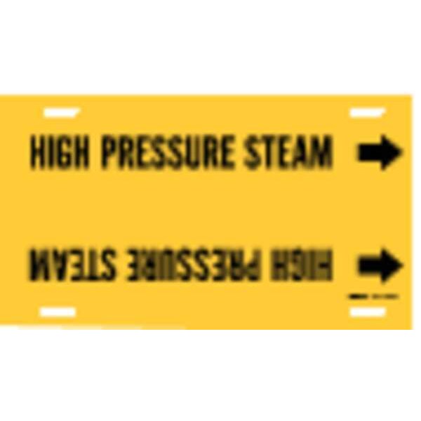 Pipe Mrkr, High Pressure Steam, 6to7-7/8In, 4077-F