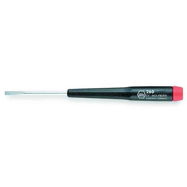 Prec. Screwdriver, Slotted, 2.5mm x 2 in.