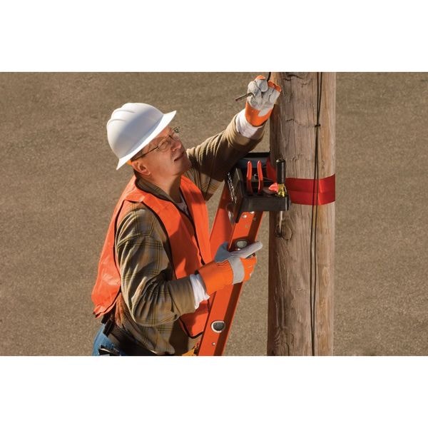 Fiberglass Extension Ladder, 300 lb Load Capacity