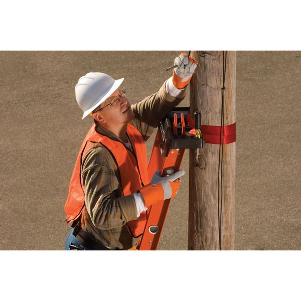 Fiberglass Extension Ladder, 300 lb Load Capacity