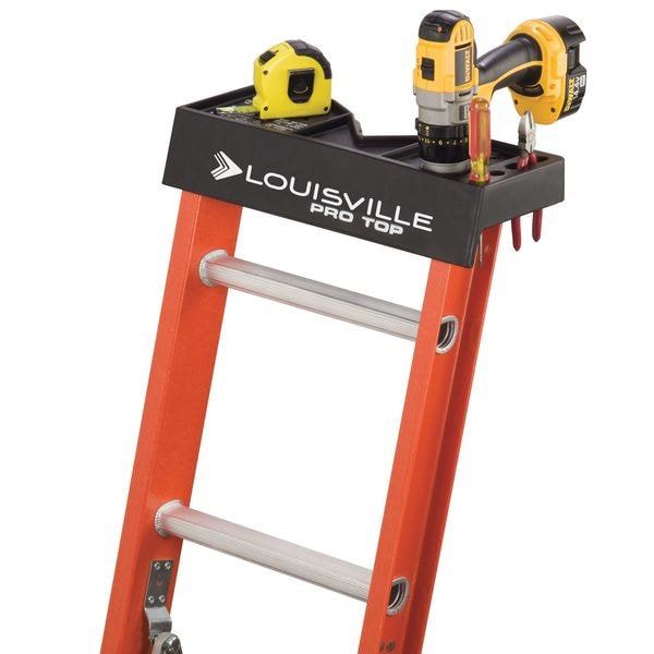 Fiberglass Extension Ladder, 300 lb Load Capacity