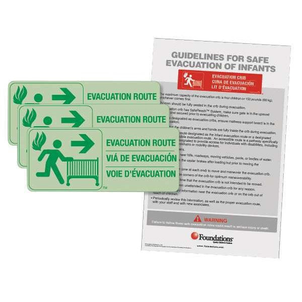 Infant Evacuation Signage Kit
