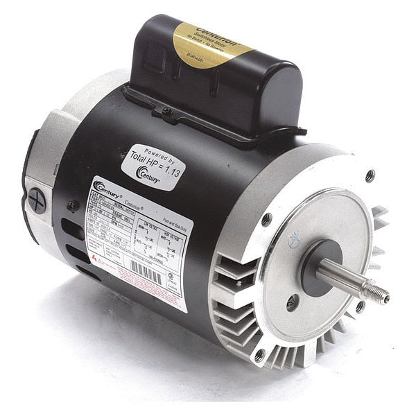 Pool Pump Motor, Permanent Split Capacitor, 3/4 HP, 56J Frame, 3,450 Nameplate RPM