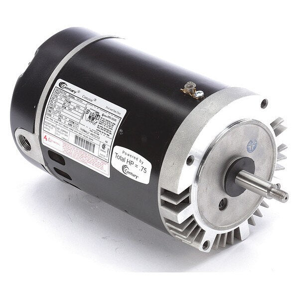 Pool Pump Motor, Permanent Split Capacitor, 3/4 HP, 56J Frame, 3,450 Nameplate RPM