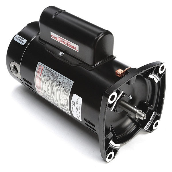Pool Pump Motor, Capacitor-Start/Run, 1 HP, 48Y Frame, 3,450 Nameplate RPM