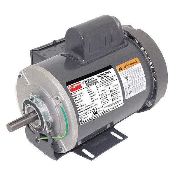 Capacitor-Start General Purpose Motor, 3/4 HP, 115/230V AC Voltage, 56 Frame, 3,450 Nameplate RPM