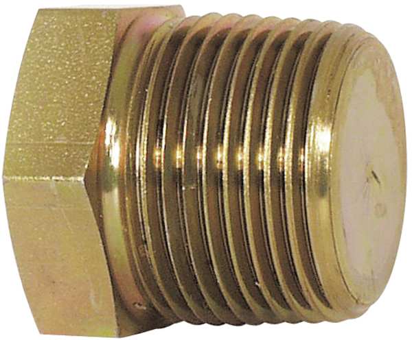 Hex Pipe Plug, Carbon Steel, MNPT, PK10