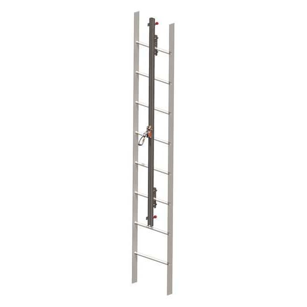 Vertical Access Ladder System Kit, 50 ft, 310 lb Weight Capacity