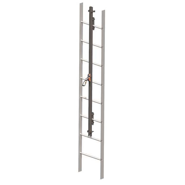 Vertical Access Ladder System Kit, 100 ft, 310 lb Weight Capacity