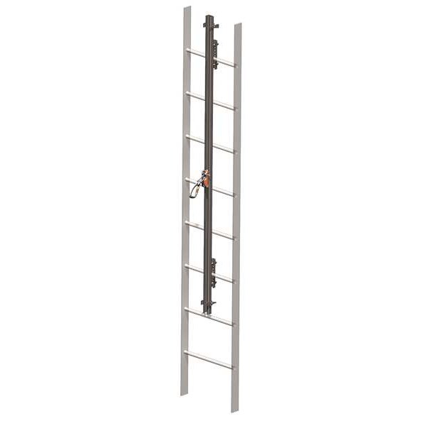 Vertical Access Ladder System Kit, 30 ft, 310 lb Weight Capacity