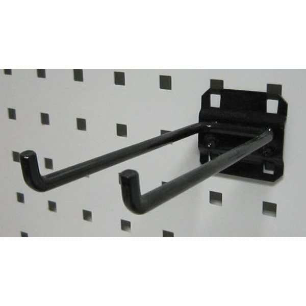 Double Rod Pegboard Hook, 5-3/4 In, PK5