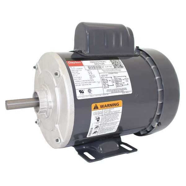Capacitor-Start General Purpose Motor, 1/2 HP, 115/208-230 Voltage, 56 Frame, 3450 Nameplate RPM