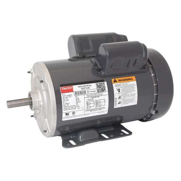 Capacitor-Start/Run General Purpose Motor, 2 HP, 115/208-230V AC Voltage, 56H Frame