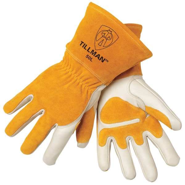 MIG Welding Gloves, Cowhide Palm, XL, PR