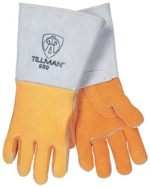Stick Welding Gloves, Elkskin Palm, M, PR