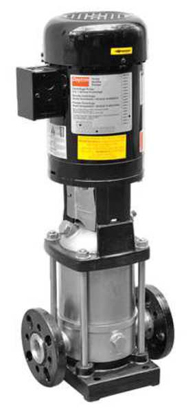 Multi-Stage Booster Pump, 1 1/2 hp, 208 to 240/480V AC, 3 Phase, 1-1/4 in Flanged Inlet Size