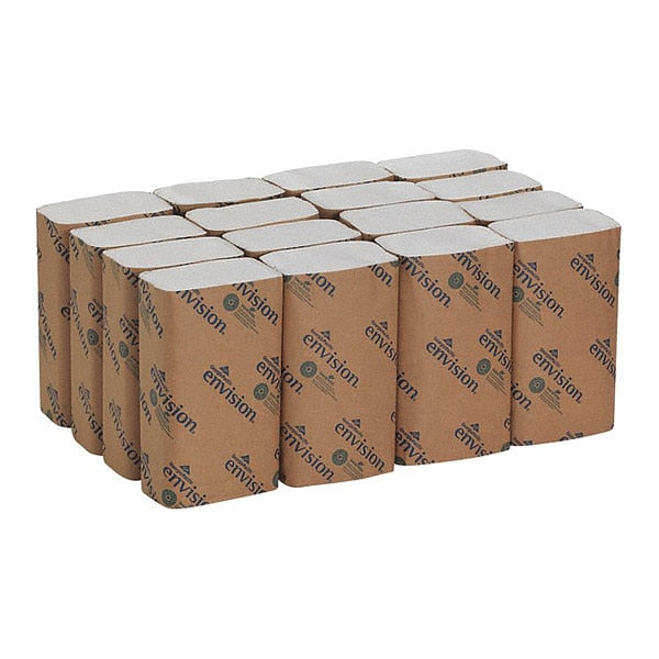 Pacific Blue Basic Single Fold Paper Towels, 1, 250, White, 16 PK