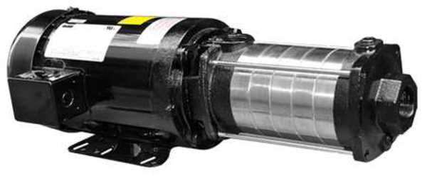 Multi-Stage Booster Pump, 3 hp, 208 to 240/480V AC, 3 Phase, 1-1/4 in NPT Inlet Size, 6 Stage