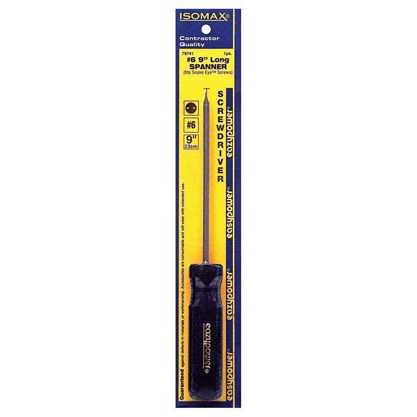 Tamper Resistant Spanner Screwdriver #6 Round