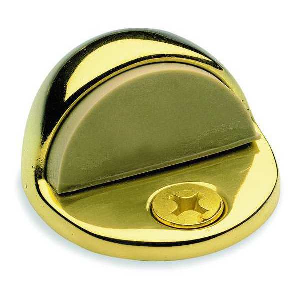 Dome Door Stop, Solid Brass, 1
