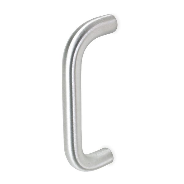 Door Pull Plate, Brass, 12