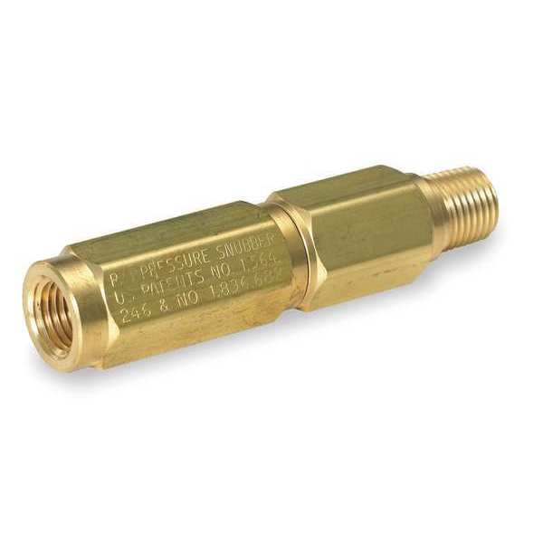 Snubber, Pressure, Piston, 1/4 In, Brass