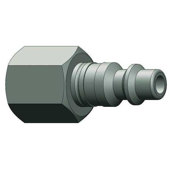 Female to indust. Plug, (F)NPT, 1/4, Brass