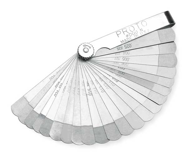 22 Blade Step Cut Feeler Gauge Set