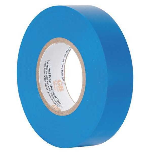 Electrical Tape, Roll, Blue, 66 ft.