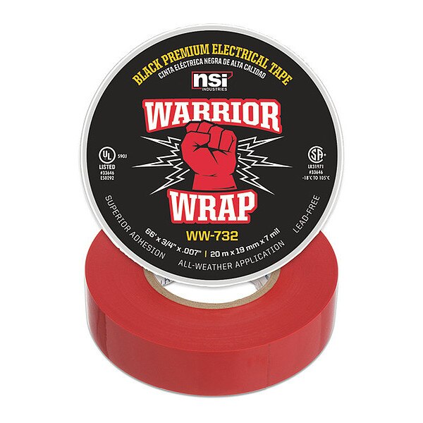 Electrical Tape, 7 mil, Red