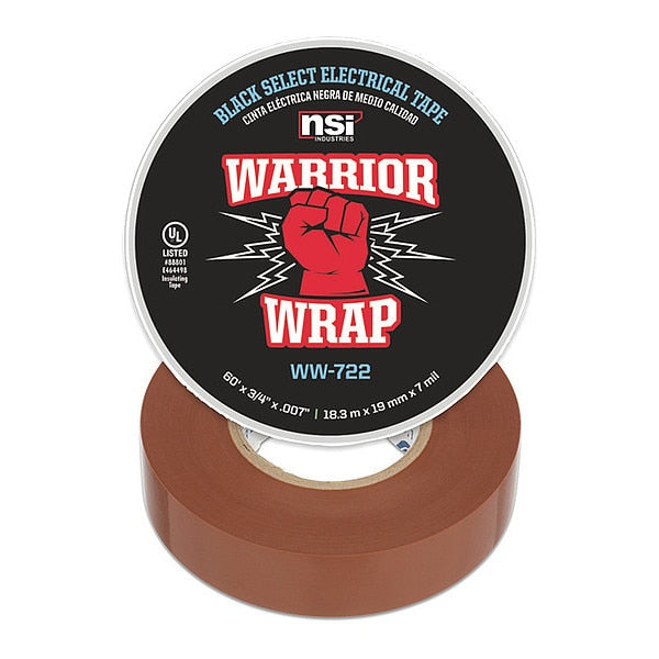 Electrical Tape, 7 mil, Brown