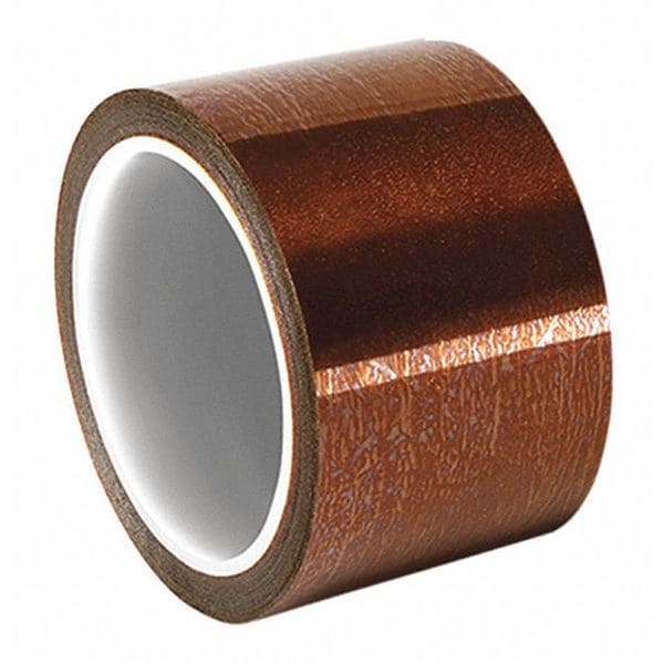Film Tape, Polyimide, Amber, 2 In. x 36 Yd.